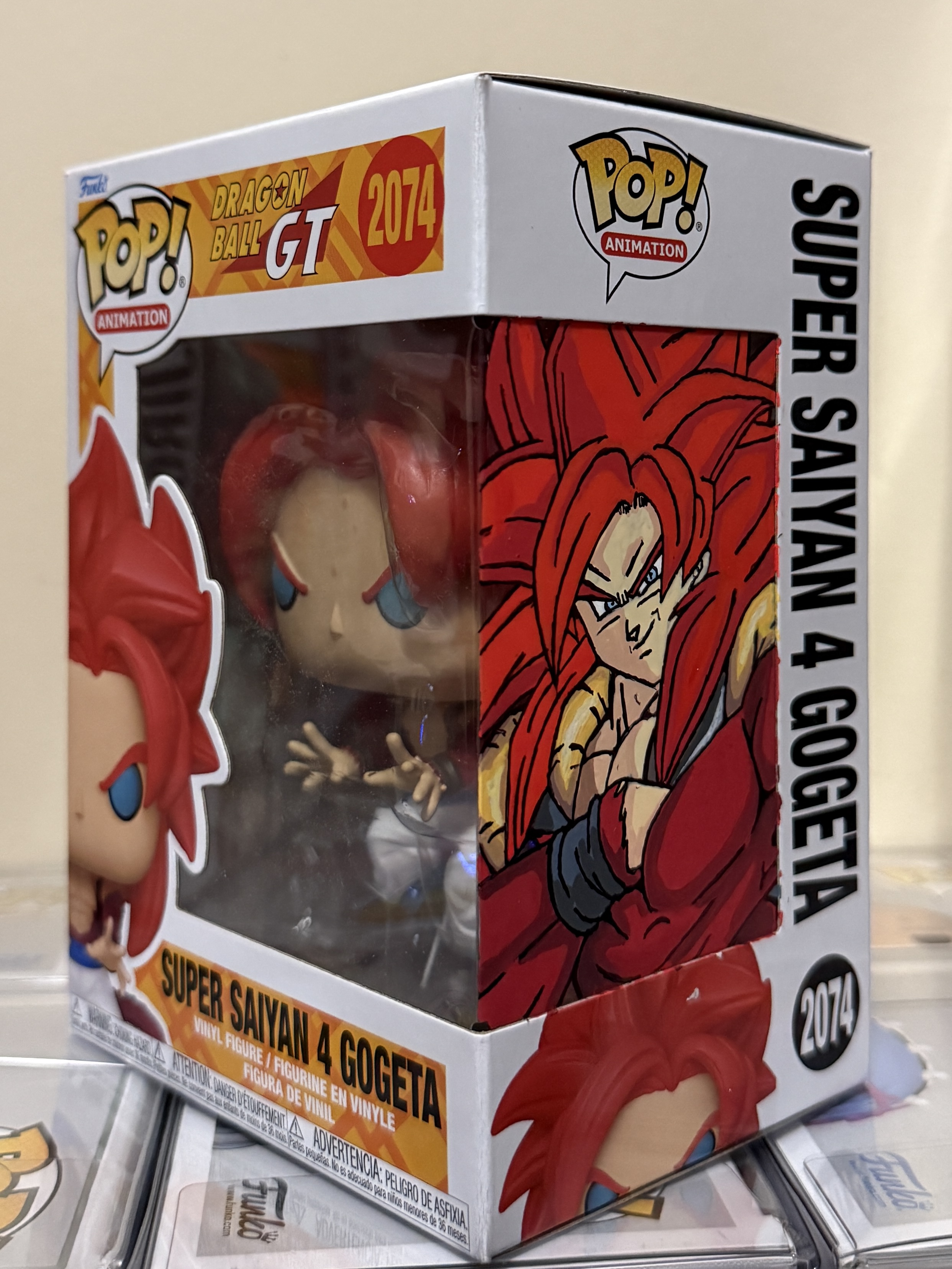 Funko Pop! SS4 Gogeta #2074 - Dragon Ball GT, a custom vinyl figure by ArchersCustomPops
